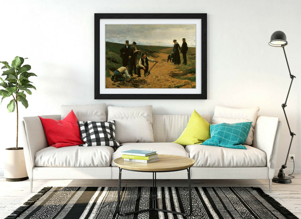 ERIK HENNINGSEN, THE MURDER OF A CHILD -ART FRAMED POSTER PICTURE PRINT ARTWORK