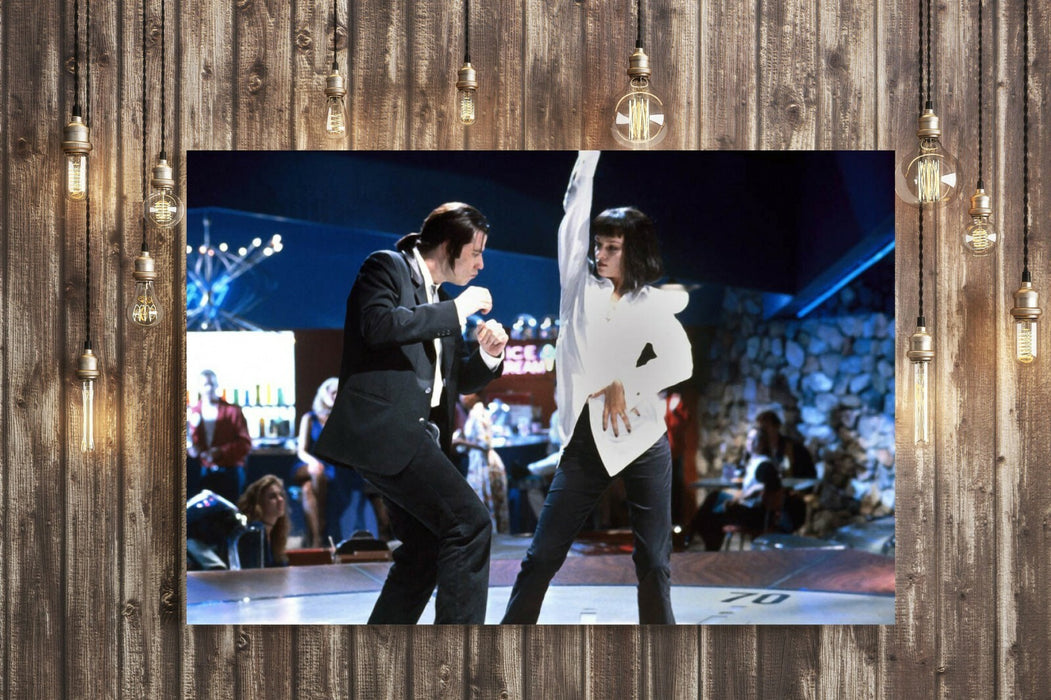 Canvas Wall Art | Pulp Fiction Dance Scene Canvas Print - Vibrant, Ready to Hang