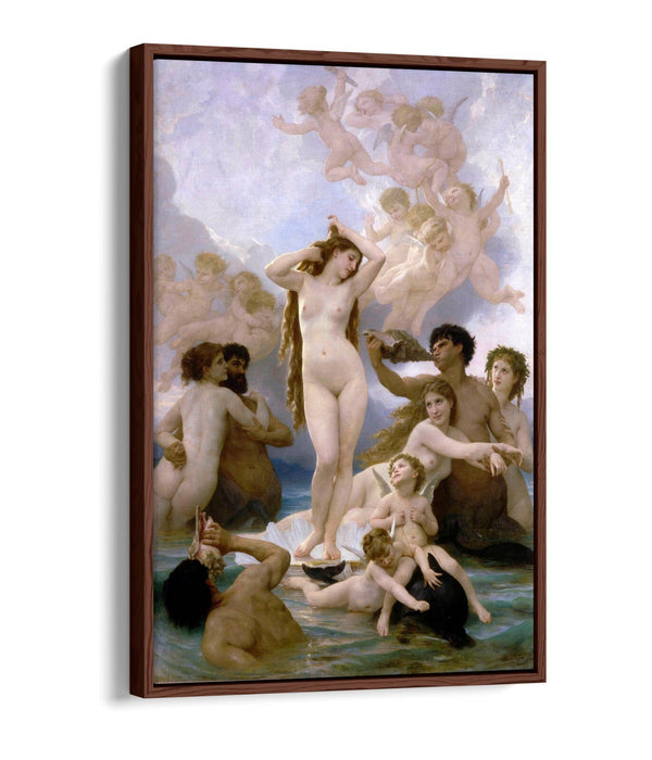 Float Effect Canvas Art - Handmade UK Premium Canvas Print Birth Of Venus
