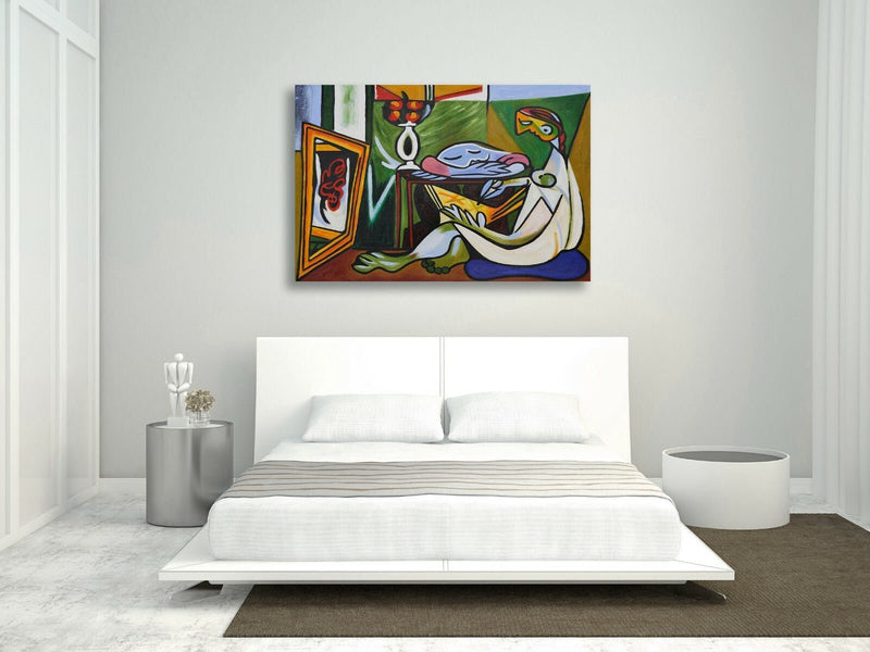 Canvas Art – Pablo Picasso, The Muse Framed Wall Art With 30mm Deep Frame