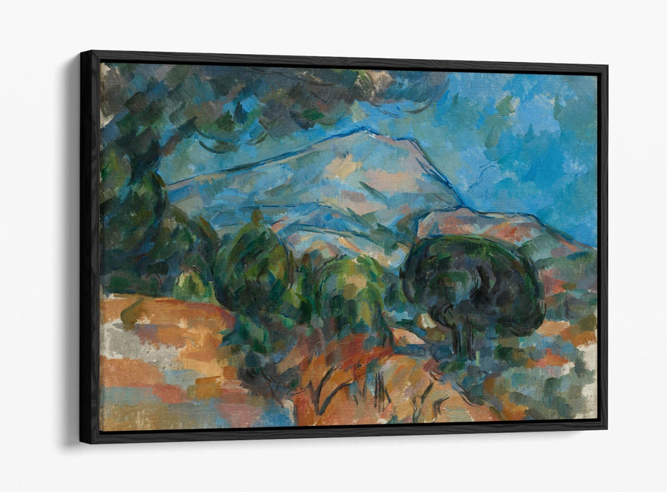 Float Effect Canvas Art – Paul Cezanne Mount Sainte-Victoire Print with 30mm Deep Frame