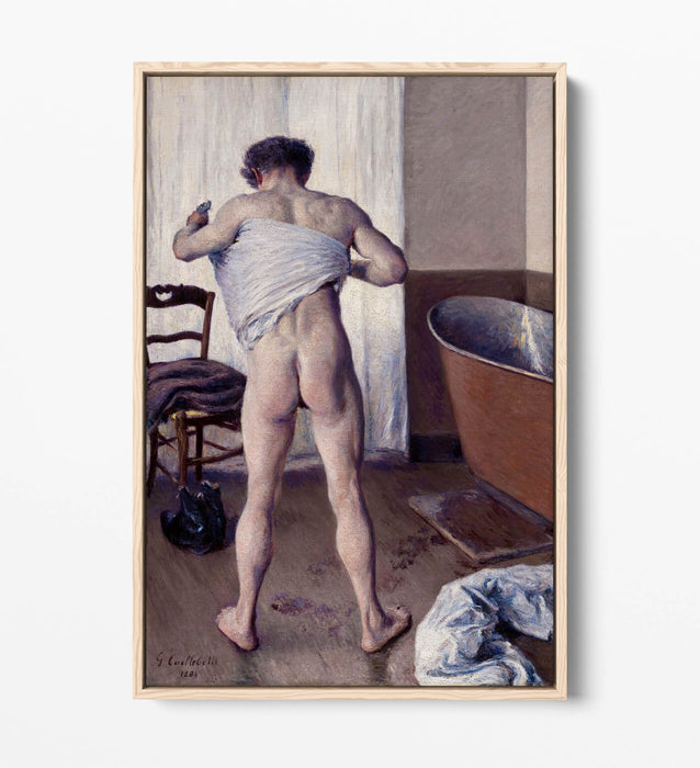 Canvas Wall Art – Handmade UK Float Effect Gustave Caillebotte Bath Print