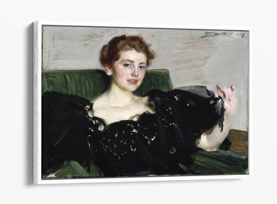 Float Effect Canvas - Lucy Turner Joy by Anders Zorn | Premium Ready To Hang Wall Art