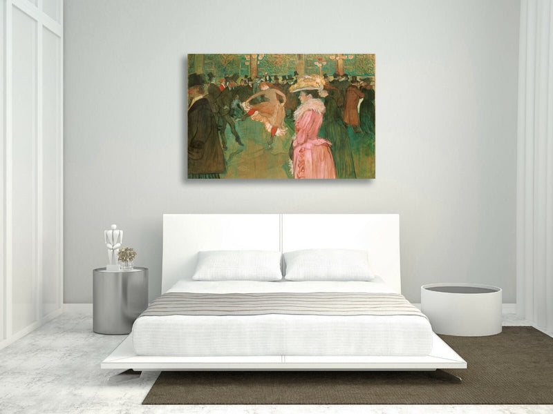 Moulin Rouge Canvas Art – Framed Wall Art With Deep Frame & Vibrant Colors