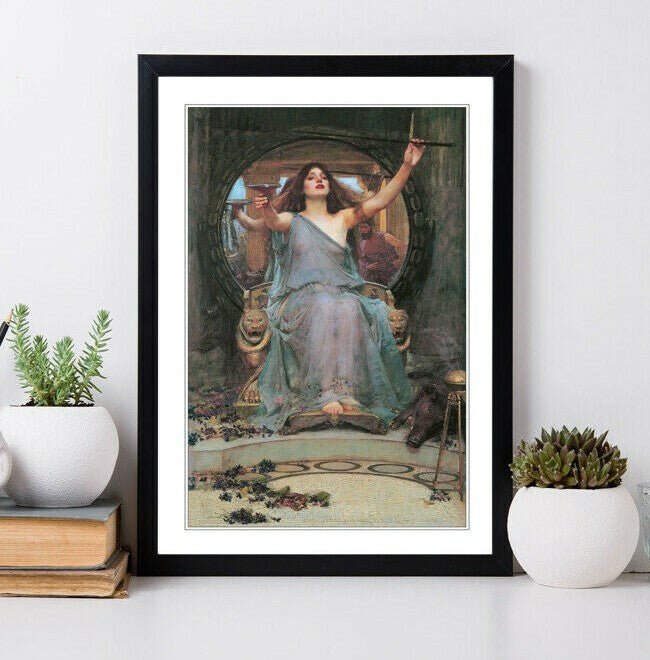 Framed Art Poster - John William Waterhouse Circe Painting Print | Handmade UK Frame