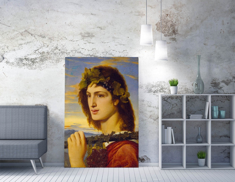 Canvas Wall Art - Simeon Soloman Bacchus Handmade Canvas Art Prints, Ready To Hang