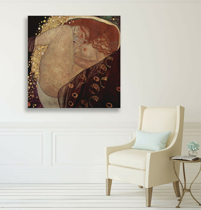 Gustav Klimt Danae CANVAS WALL ART PICTURE PRINT PAINTING Woman - xl options