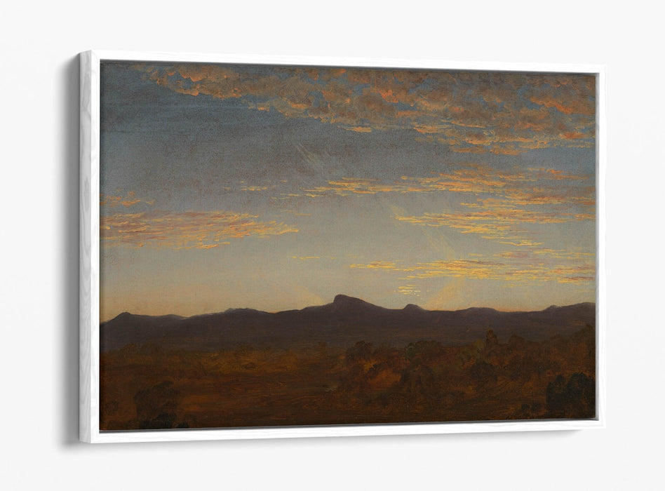 THOMAS COLE, STUDY FOR CATSKILL CREEK -FLOAT EFFECT CANVAS WALL ART PRINT