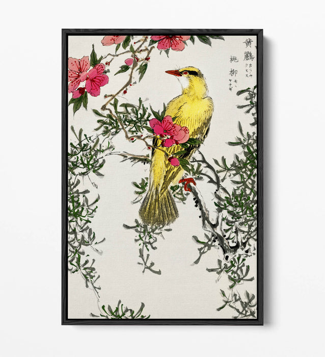 Canvas Wall Art | Handmade Float Effect Canvas Print with Premium Frame - Bird Design