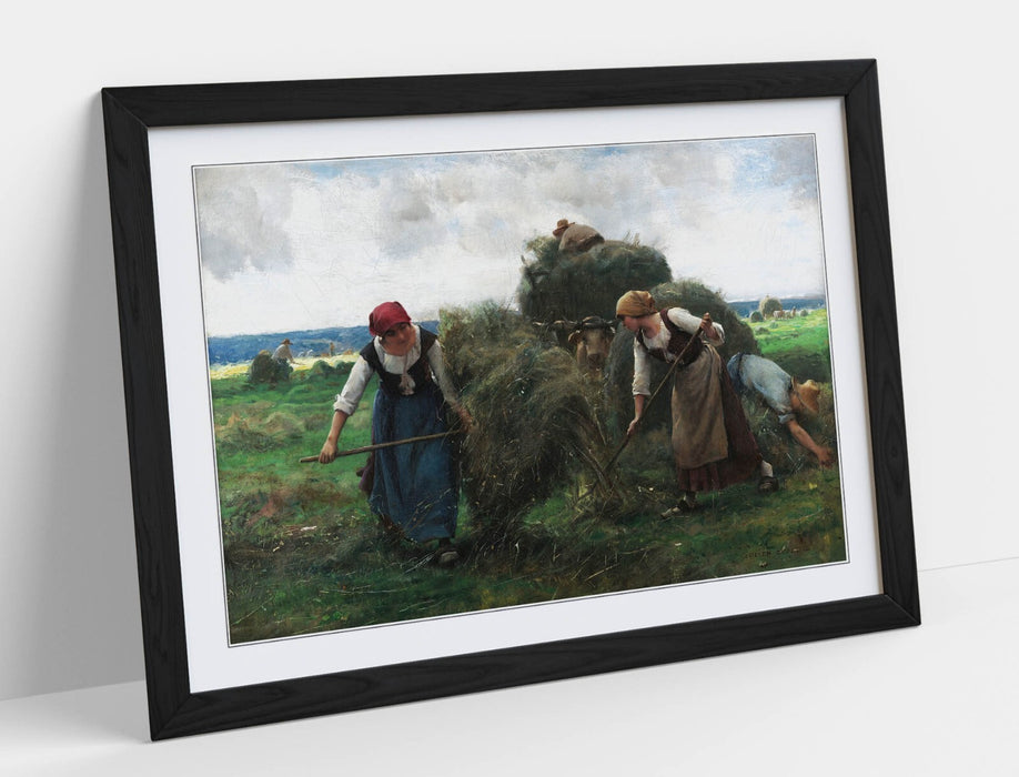 Framed Wall Art – Julien Dupre Haymaking Painting Print | UK Handmade Frame