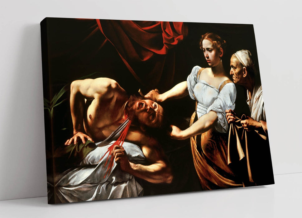 CARAVAGGIO, JUDITH BEHEADING HOLOFERNES -CANVAS WALL ARTWORK PIC PRINT