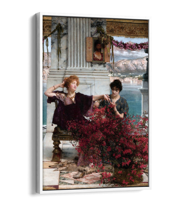 Canvas Wall Art Print - Lawrence Alma Tadema Love's Jewelled Fetter Float Effect