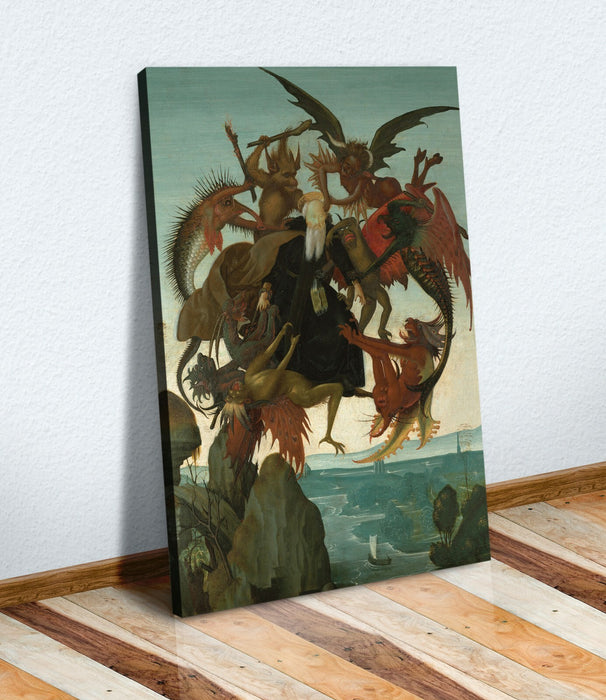 Canvas Wall Art - Michelangelo Saint Anthony Framed Canvas Print 30mm Deep Frame