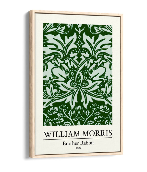 Floral Canvas Art – Premium Float Frame Botanical Canvas Print with Vibrant Color