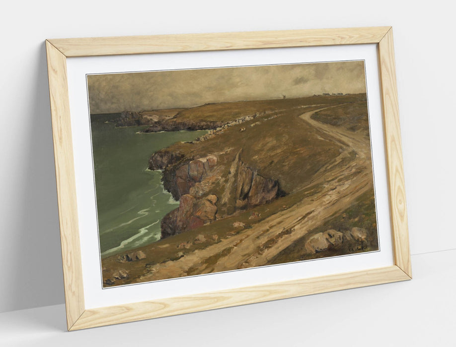 Framed Wall Art - Charles Cottet Print | Coastal Wall Decor | UK Handmade Posters