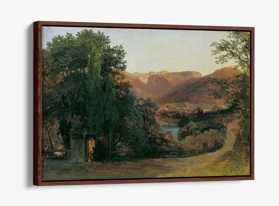 THOMAS ENDER, AREA NEAR ISCHL -FLOAT EFFECT CANVAS WALL ART PIC PRINT