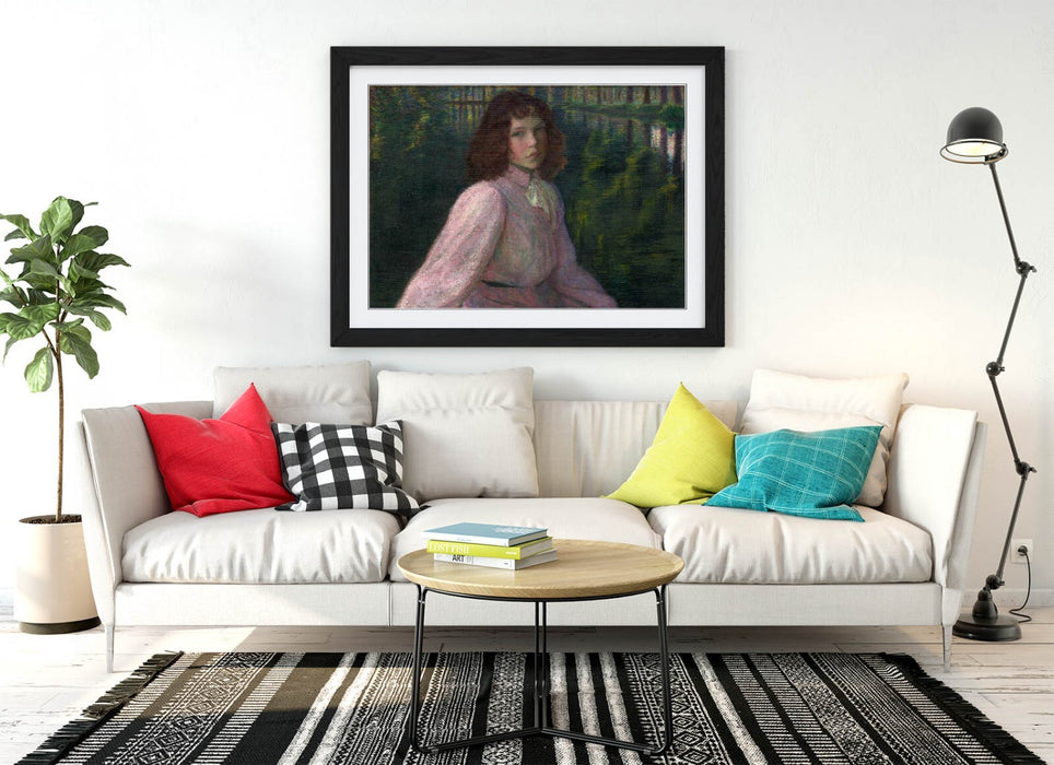 Framed Wall Art – Lilla Cabot Perry River Bend Painting | Handmade Wall Decor, UK Made Frames