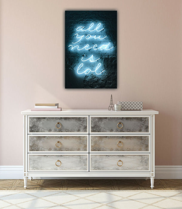 Neon Canvas Wall Art – Handmade Canvas Print With Vibrant Color Print & Premium Varnish Finish