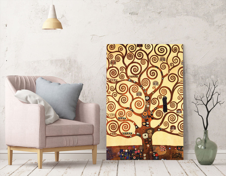 CANVAS WALL ART PRINT ARTWORK PICTURE canvas Gustav Klimt Tree Of Life 47x32in