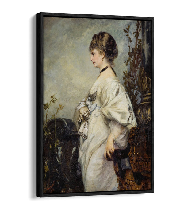 HANS MAKART, MAGDALENA PLACH -FLOAT EFFECT CANVAS WALL ART PIC PRINT