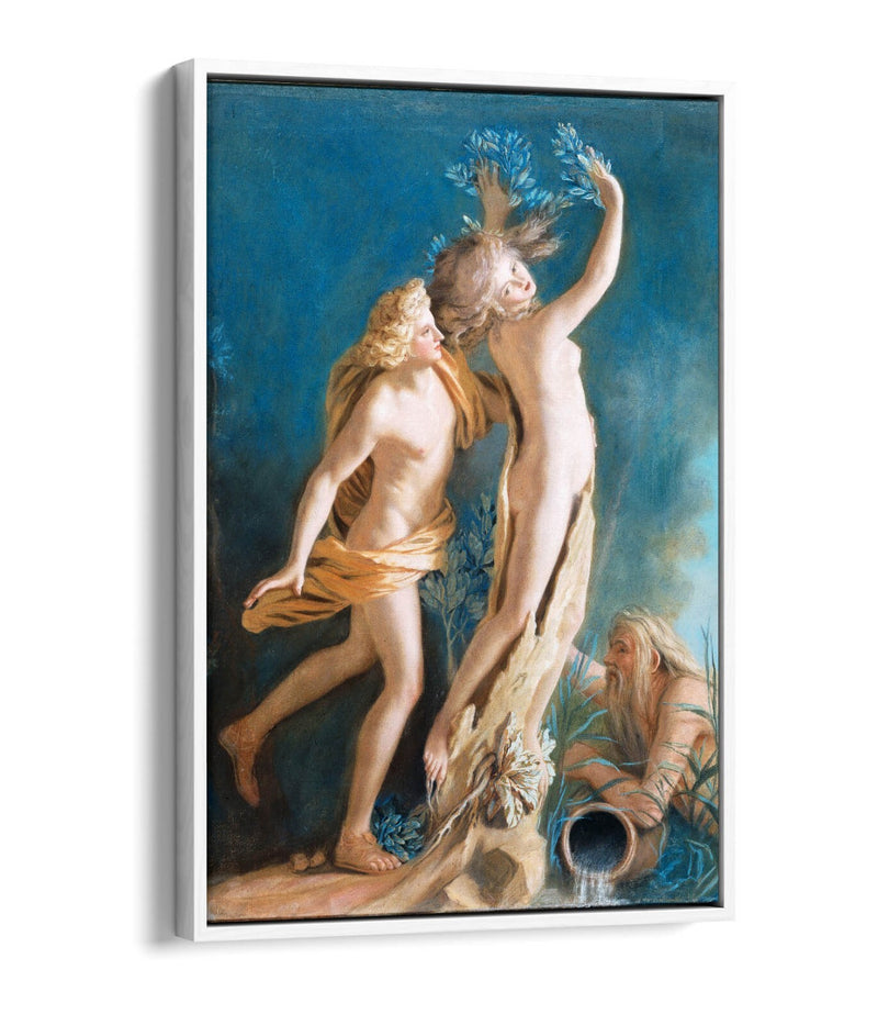 Canvas Wall Art – Apollo and Daphne Float Effect Handmade Canvas Print with Premium Frame