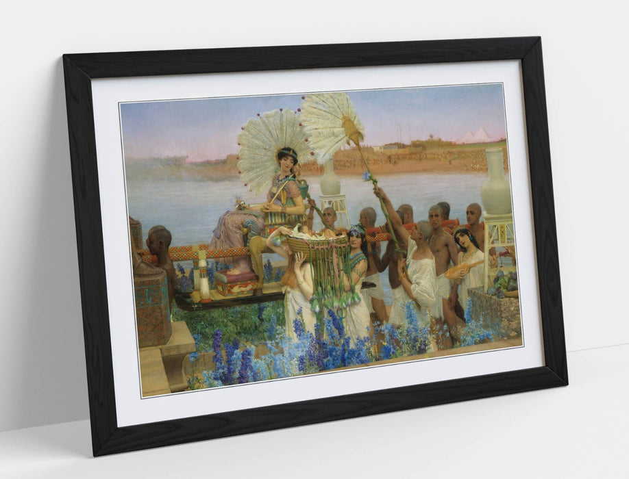 Framed Art Poster - Lawrence Alma Tadema Finding of Moses | Handmade UK Frame