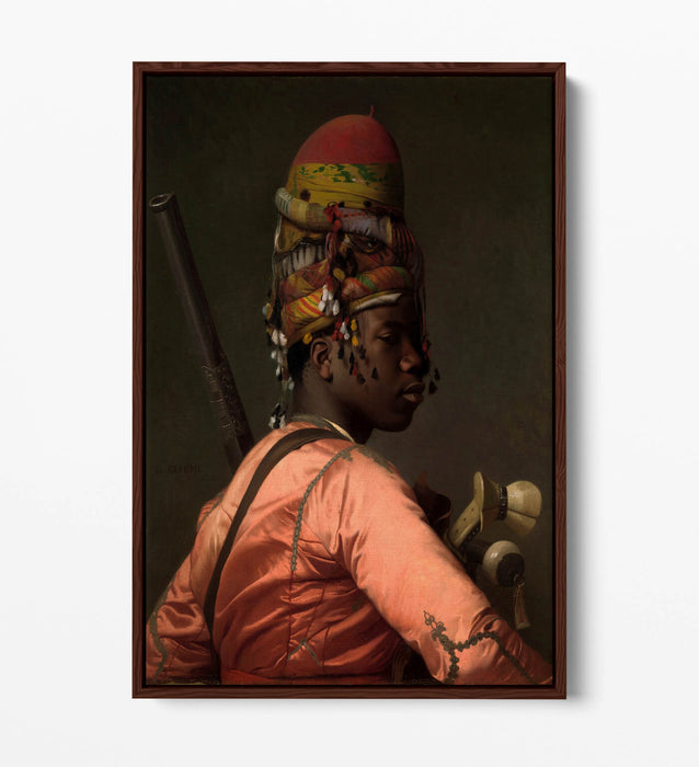 JEAN-LEON GEROME, BASHI BAZOUK -FLOAT EFFECT CANVAS WALL ART PRINT