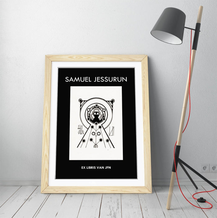 Framed Wall Art - Samuel Jessurun Gothic Poster With Faux Wood Frame