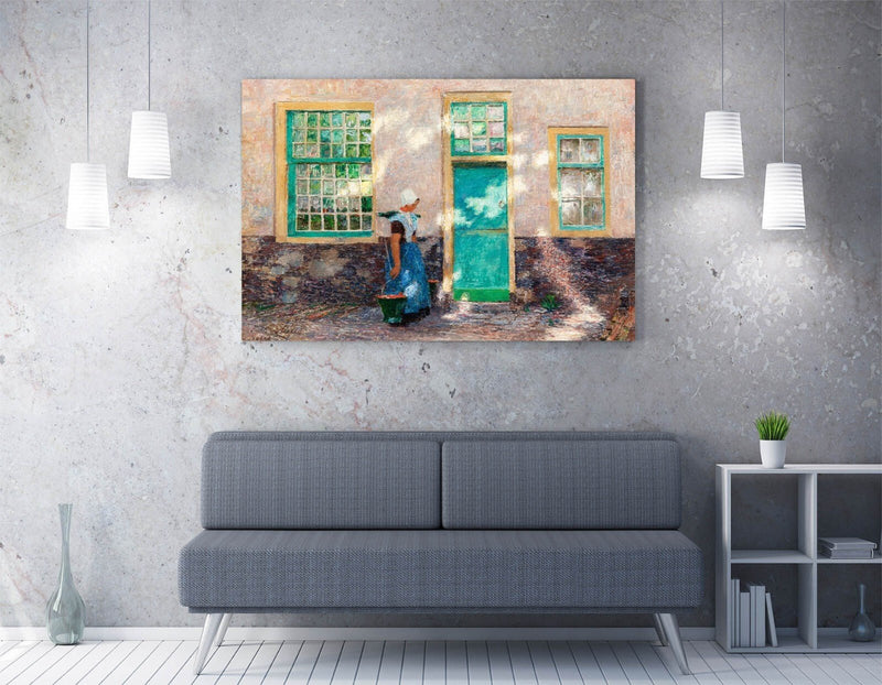 Canvas Wall Art Emile Claus The Little Servant – Handmade Fine Art Print Ready to Hang