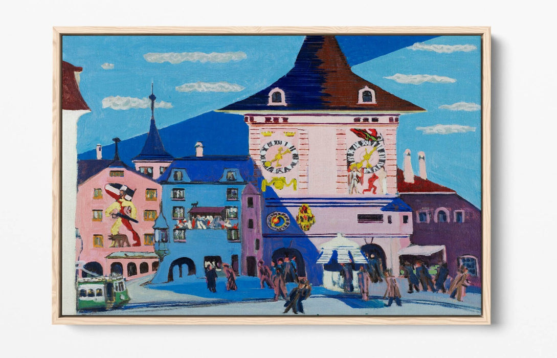 Canvas Wall Art Print – Kirchner Bern With Belltower | Premium Float Effect Canvas
