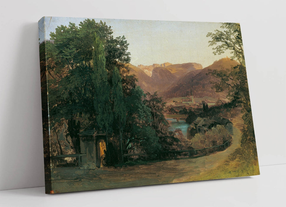 Canvas Wall Art – Thomas Ender Print Near Ischl | Handmade Fine Art Canvas