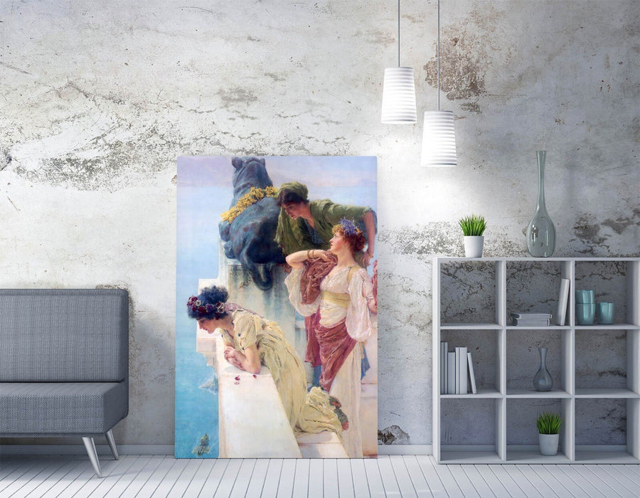 Canvas Wall Art - Lawrence Alma Tadema Coign Of Vantage Premium Print