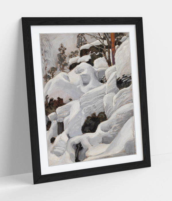 Framed Wall Art Poster Print - Askel Gallen-Kallela Lair Of The Lynx, MDF Wood Frame