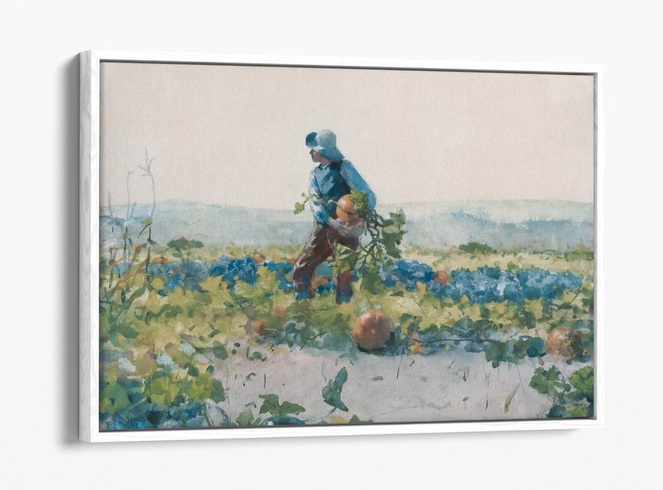 Canvas Wall Art Print - Winslow Homer For Farmer's Boy | Float Effect Canvas UK