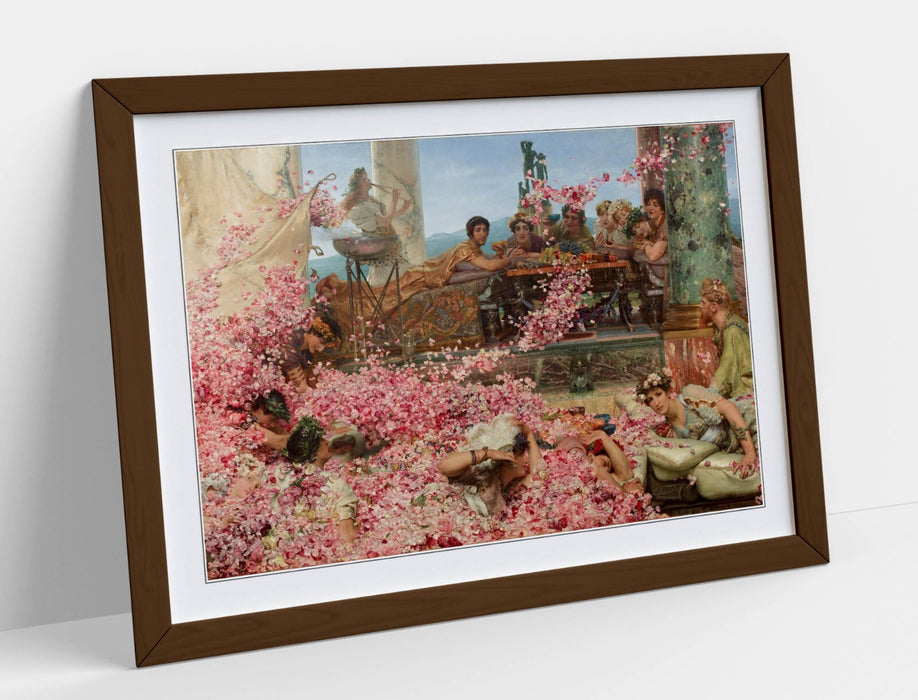 Framed Art Poster - Lawrence Alma Tadema Roses of Heliogabalus Wall Art Print