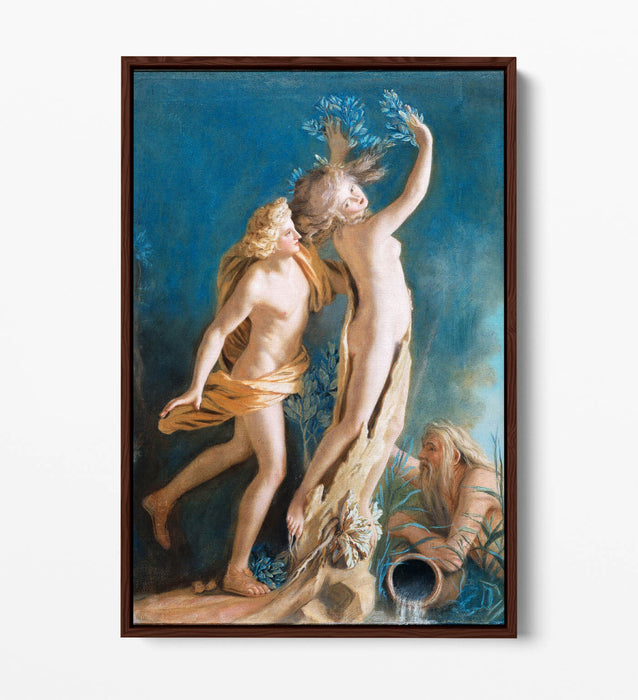 Canvas Wall Art – Apollo and Daphne Float Effect Handmade Canvas Print with Premium Frame