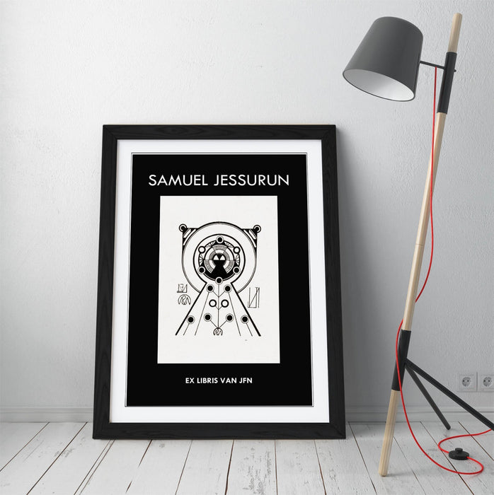 Framed Wall Art - Samuel Jessurun Gothic Poster With Faux Wood Frame