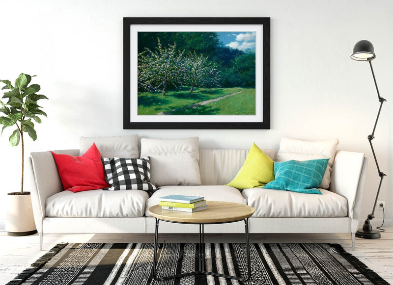 Framed Wall Art - Stanislaw Witkiewicz Apple Trees Painting | Matte Paper Print