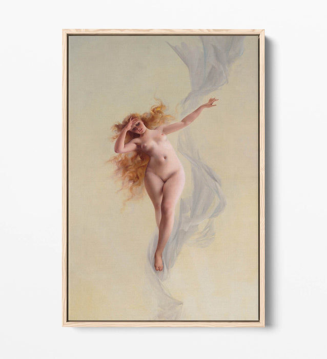 Canvas Wall Art Print - Luis Ricardo Falero Dawn | Float Effect Canvas Decor