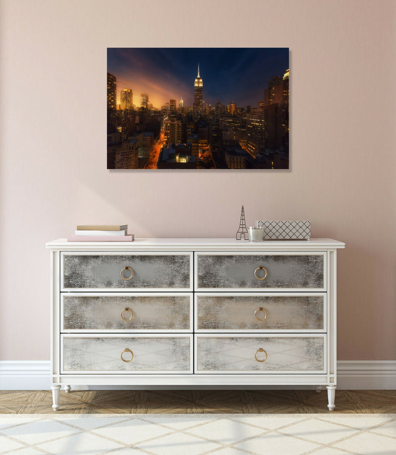 Canvas Wall Art – New York Skyline Cityscape Print | Handmade, Ready to Hang