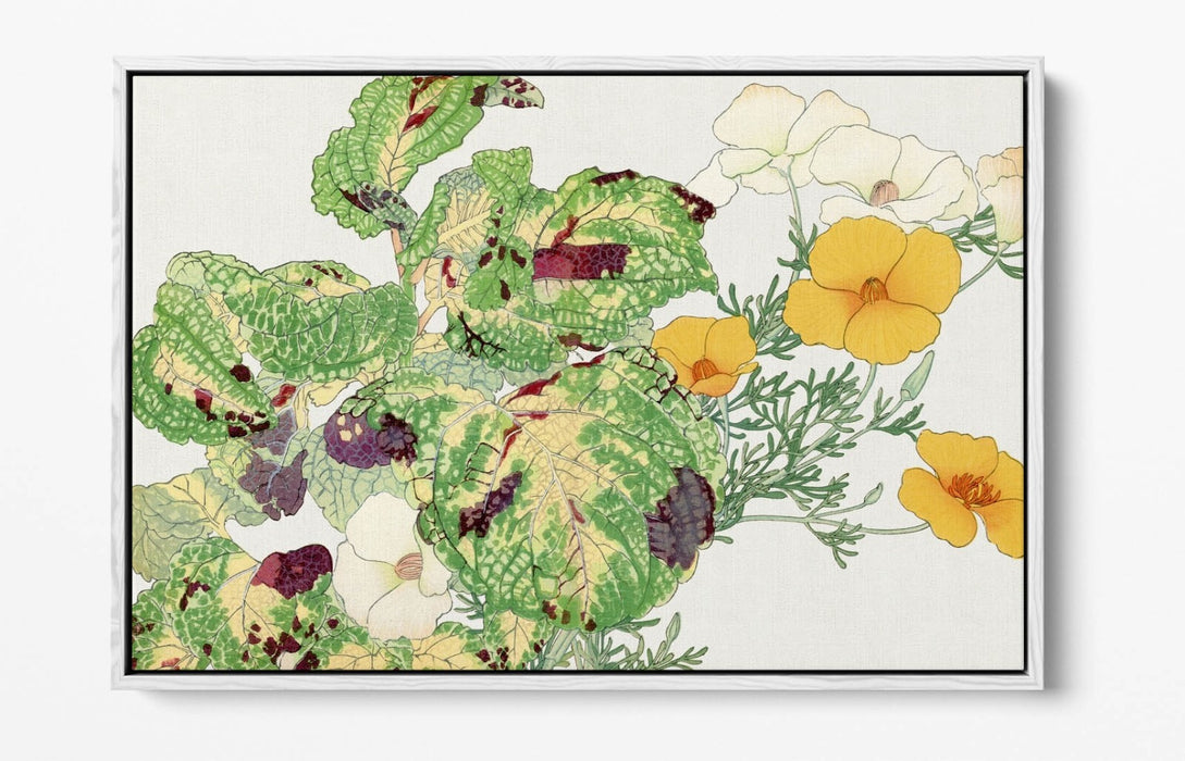 Canvas Wall Art - KONAN TANIGAMI Float Effect Botanical Wall Decor Print