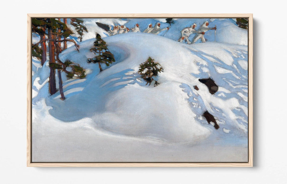 ASKELI GALLEN-KALLELA, FEBRUARY VISION -FLOAT EFFECT CANVAS WALL ART PRINT
