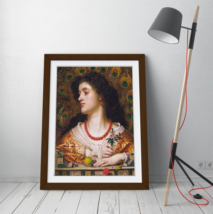 Framed Wall Art - Frederick Sandys Vivien Poster Print | Handmade UK Frame