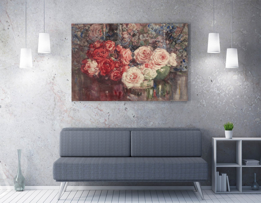 Canvas Wall Art - Margaret Stoddart Roses Floral Canvas Print Ready to Hang