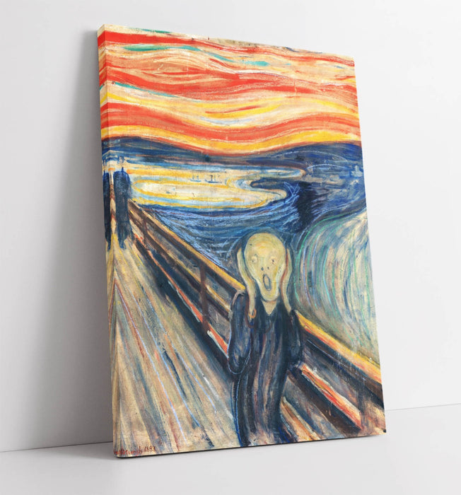 The Scream Canvas Print - Edvard Munch Artwork Picture Print | Handmade UK Art