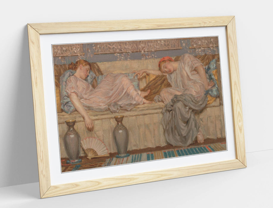 Framed Wall Art – Albert Joseph Moore Beads Painting Poster Print 4 Sizes