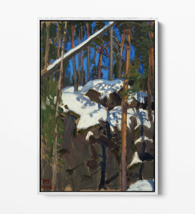 Float Effect Canvas Art - Spring Sun Painting on Premium MDF Frame Artwork