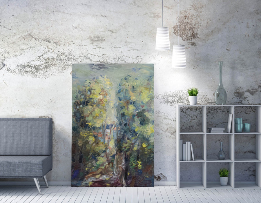 Canvas Wall Art – Handmade Aleksander Vardi Naked In Summer | Archival Grade Print