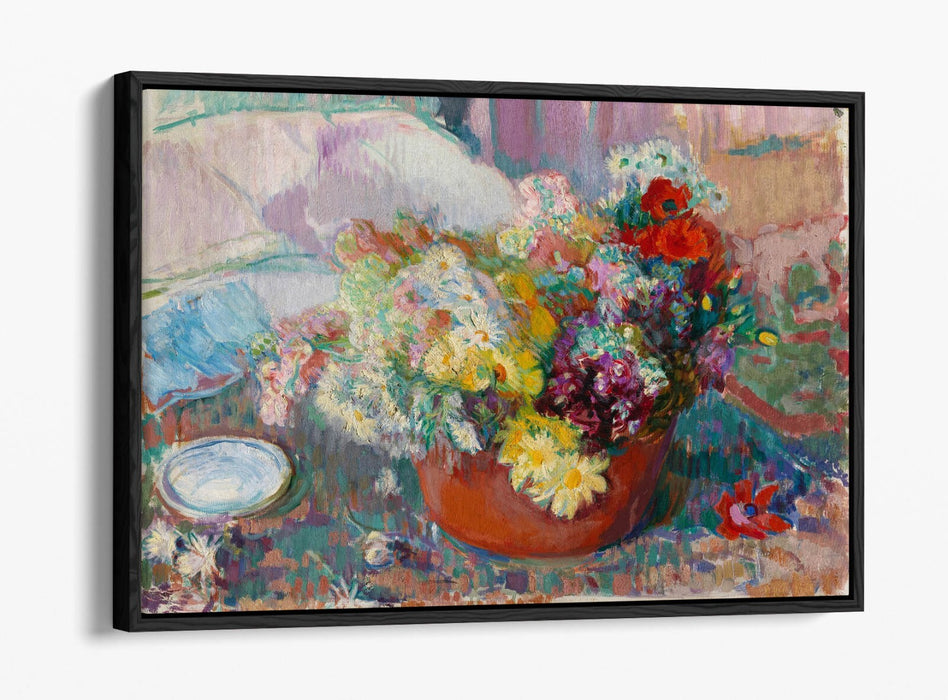 Float Effect Canvas | Magnus Enckell Flowers - Premium 30mm Deep Frame Wall Art