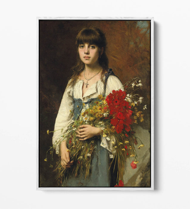ALEXEI HARLAMOV, SUMMERTIME -FLOAT EFFECT CANVAS WALL ART PRINT